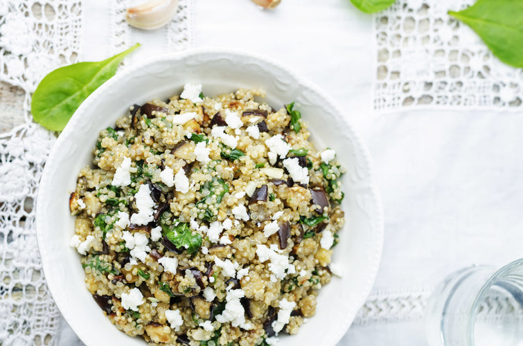 Try meatless monday with this veggie quinoa bowl
