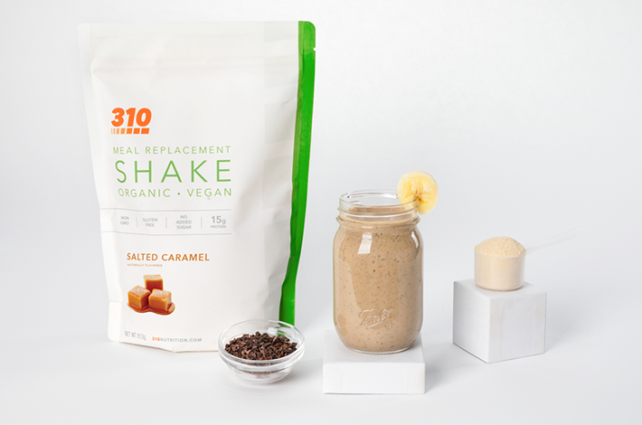 Salted Caramel Chocolate Chip Shake | 310 Nutrition
