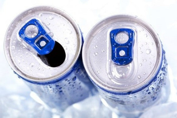 two bottles of soda