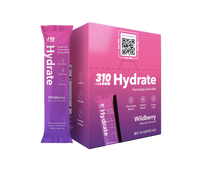 a pack of 310 hydrate wildberry electrolyte drink