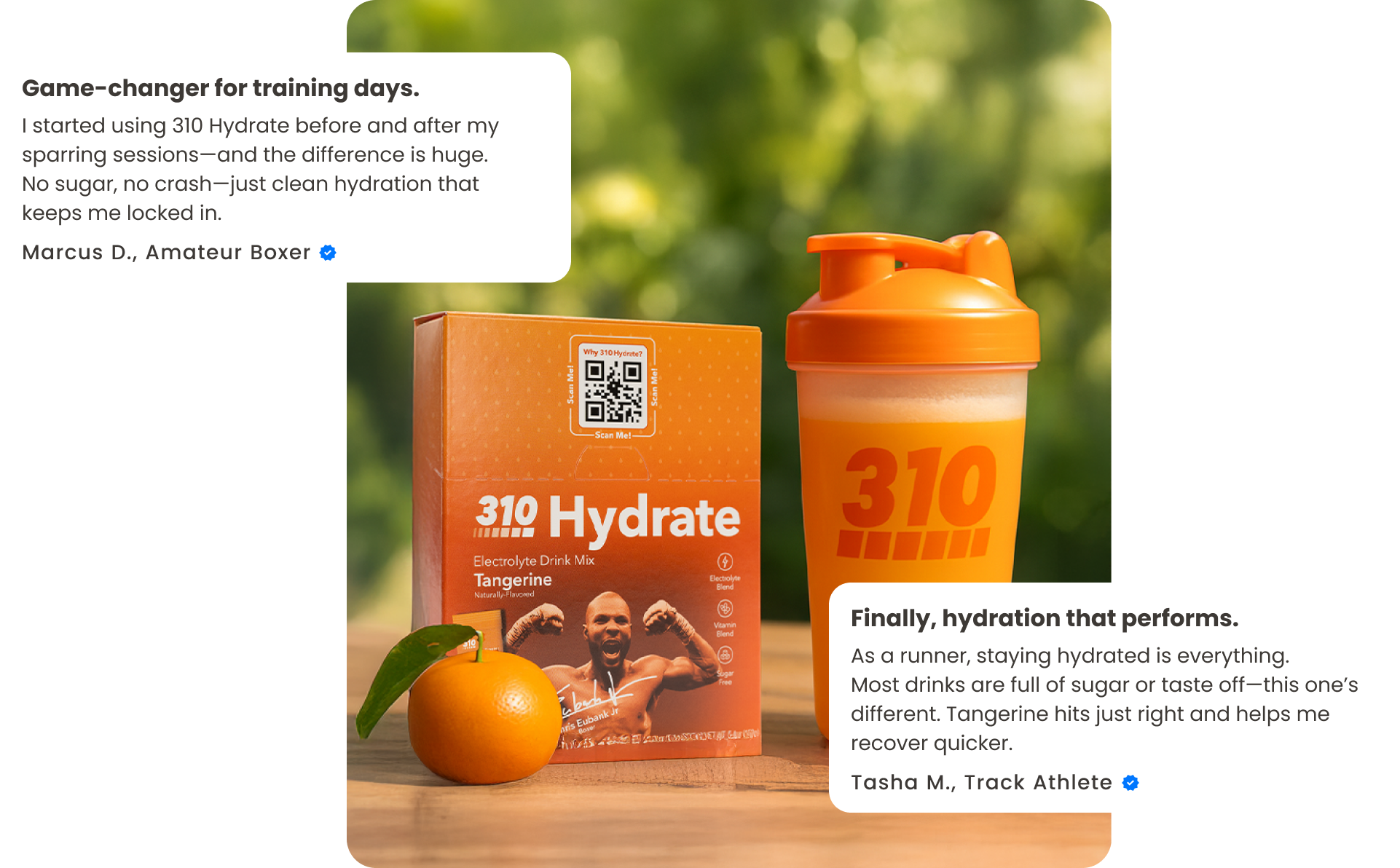 310 Hydrate Tangerine - Chris Eubanks Jr. Edition
