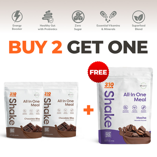 Buy 2 get one free meal replacement shake package