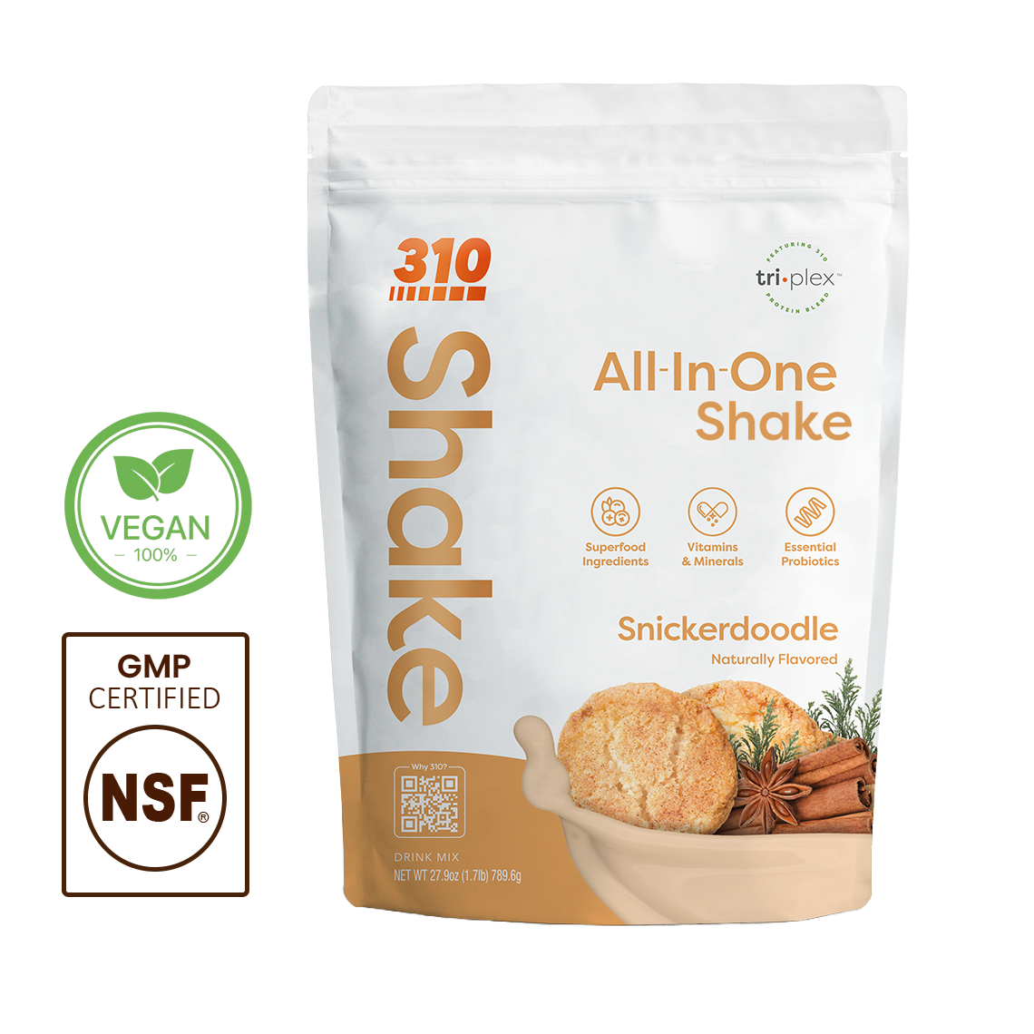 310 Snickerdoodle Shake - All-In-One Meal | 310 Nutrition