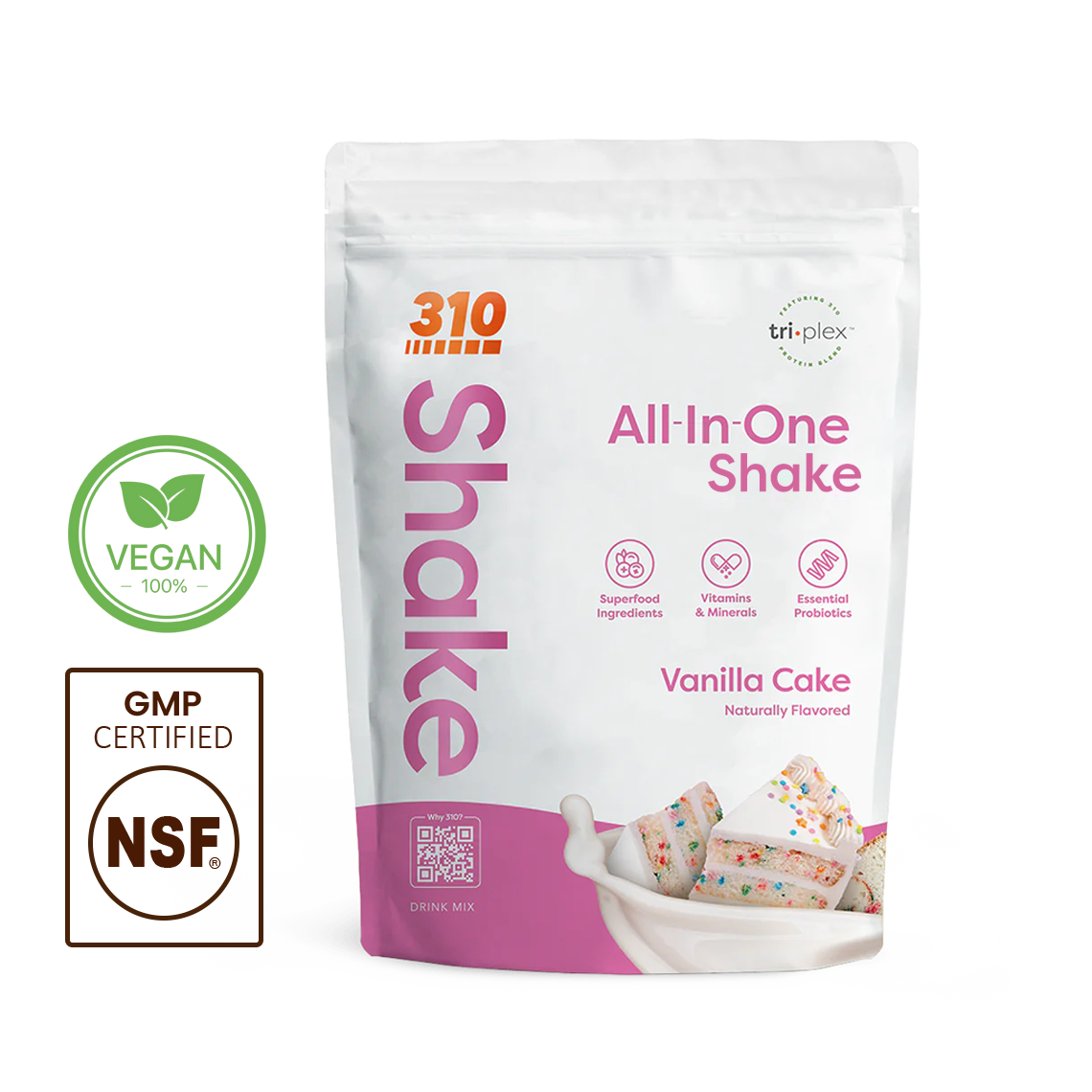 310 Vanilla Cake Shake - Meal Replacement | 310 Nutrition