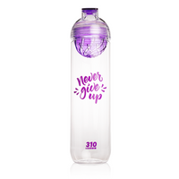 Purple 310 water infuser bottle with a