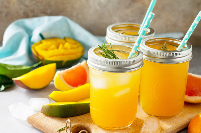 Refreshing Mango Mint Freezer Drink