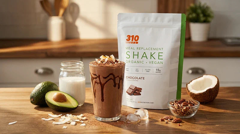 Keto-Friendly German Chocolate Cake Shake