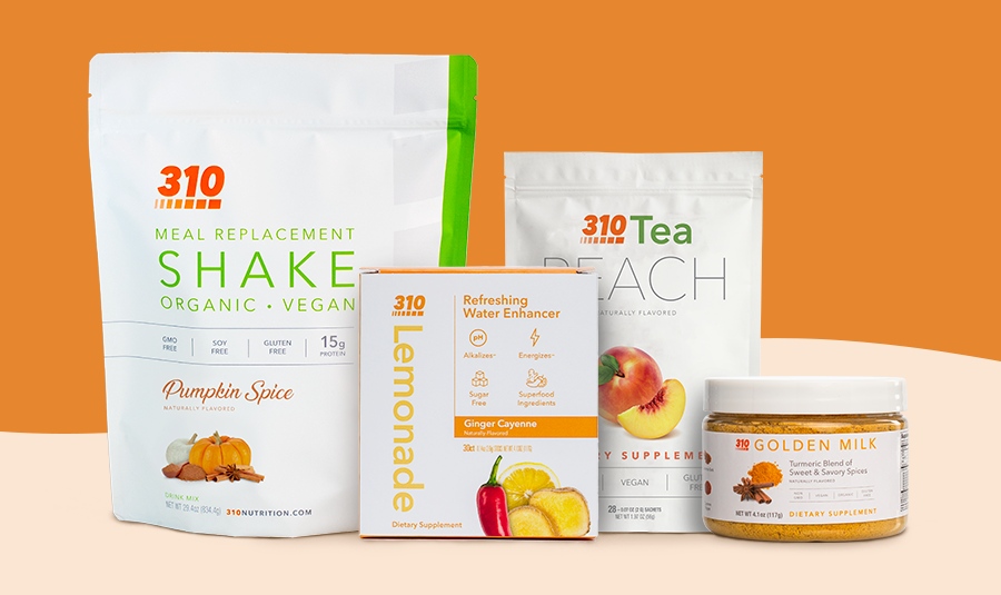 310 products like Pumpkin Spice Shake, Peach Tea, Lemonade and 310 Golds