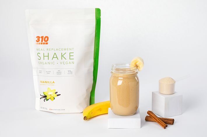 310 Vanilla and a banana foster shake