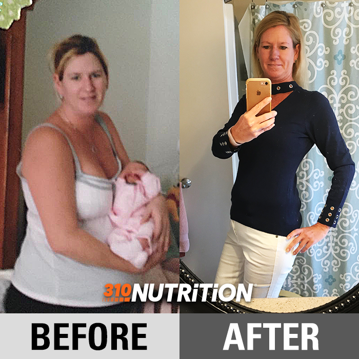 weight loss transformation of Jennifer 