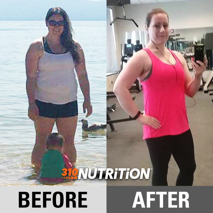 before-and-after weight loss result of Karla losing 30 pounds