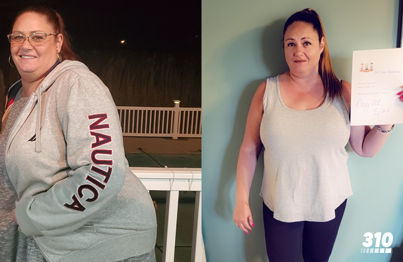 Dana's weight loss transformation progress losing 30 lbs