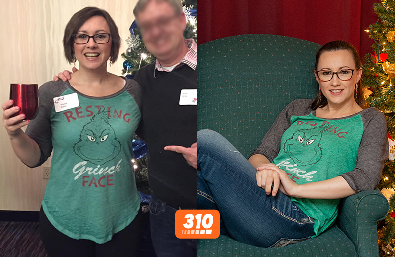 weight loss before and after comparison 