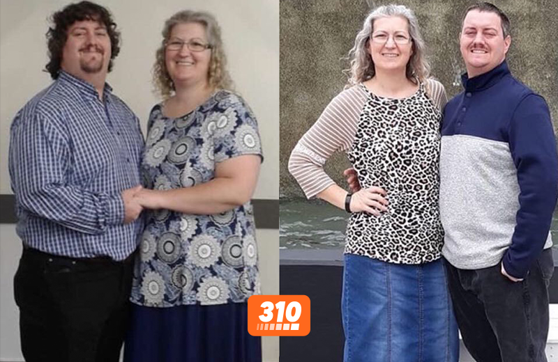 Mary's before-and-after transformation, a 310 success story.