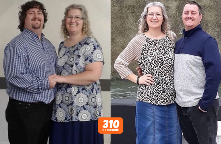 Mary's before-and-after transformation, a 310 success story.