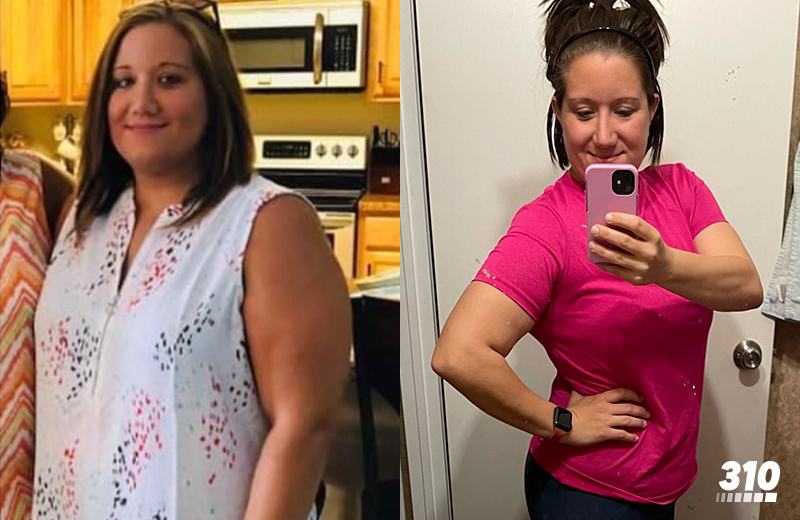 Ashley's weight loss transformation losinh31 lbs