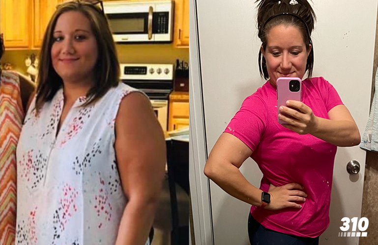 Ashley's weight loss transformation losinh31 lbs
