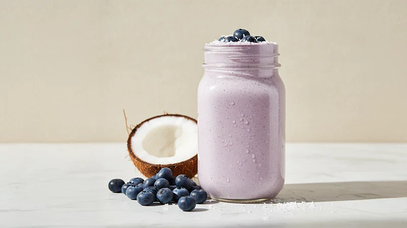 Blueberry Coconut Powder Shake Recipe