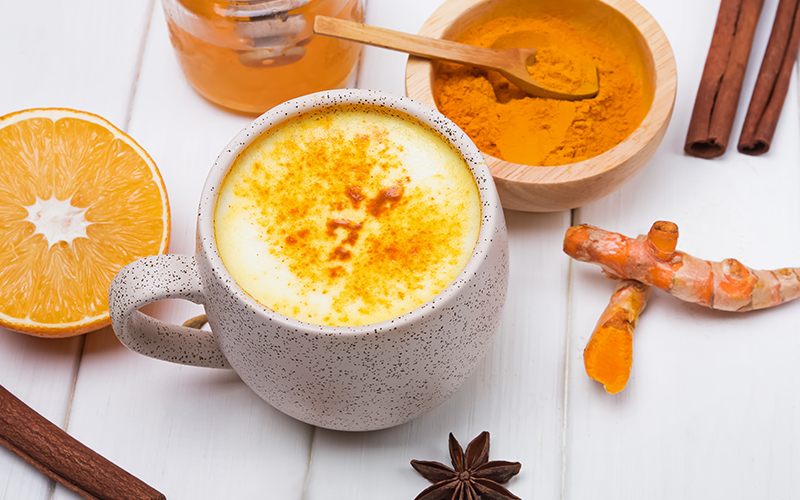 Hot Shake: Coconut Golden Milk Latte