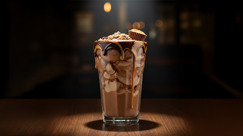 Experience Bliss with a Peanut Butter Cup-Inspired Smoothie