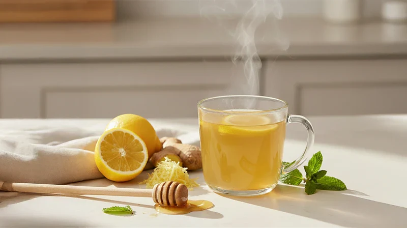 Hot Lemon Ginger Immunity Booster