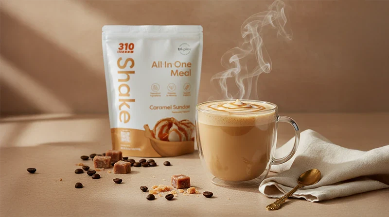 Hot Shake: Salted Caramel Coffee