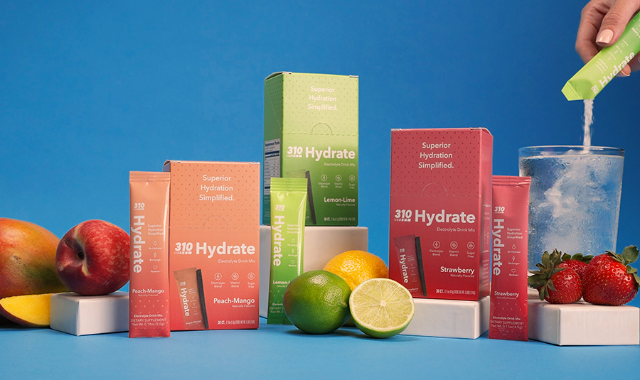 310 starter kit product with fresh fruits