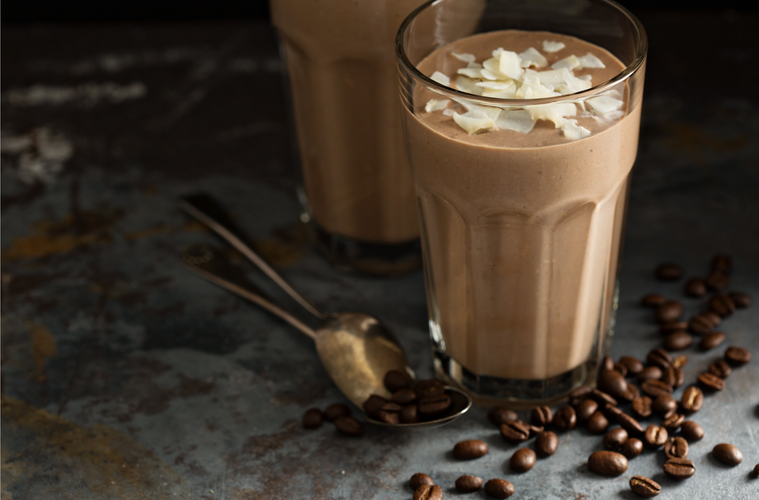 Start your morning with this protein coffee smoothie