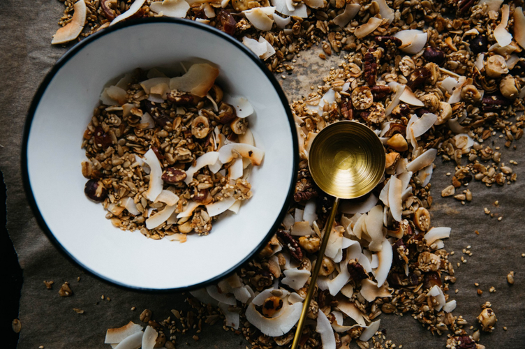 gluten-free, low-carb, keto granola recipe