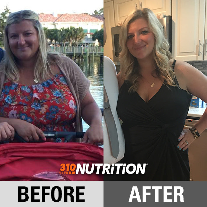 Weight loss progress of six months using 310 shake