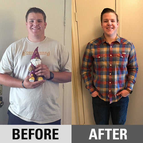 two months weight loss progress of using 310 products