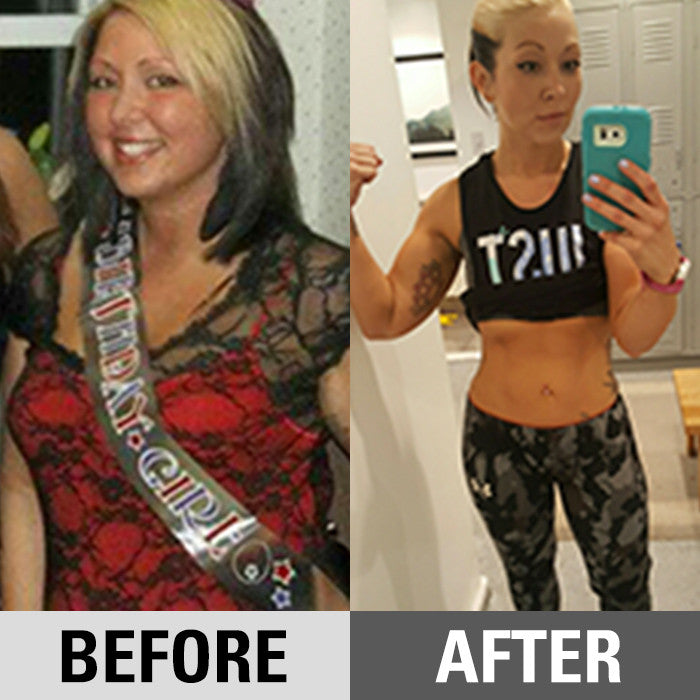 Taylor's weight loss result using 310 products