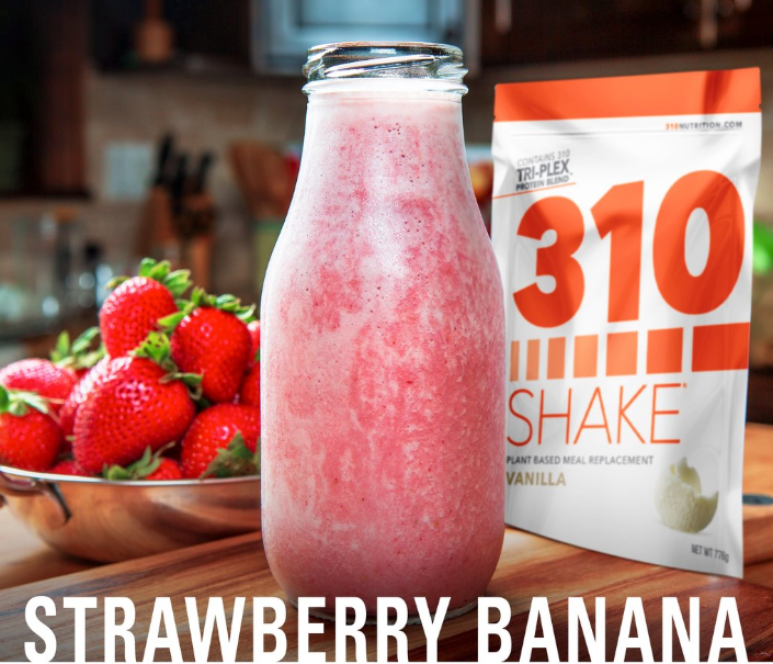 Strawberry Banana Meal Replacement Shake Recipe