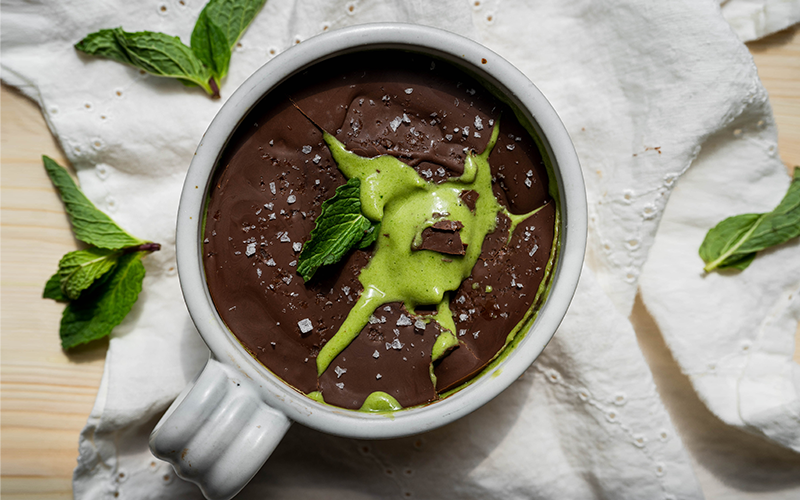 chocolate shamrock cream shake