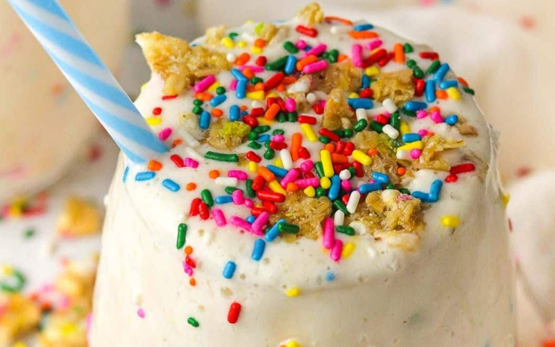 Birthday Cake Milkshakes - Recipe Girl