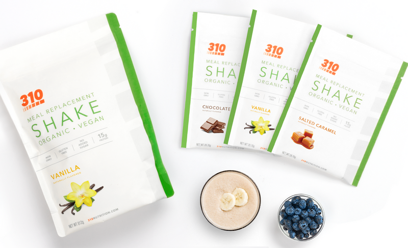 310 Organic Meal Replacement shake in different flavors