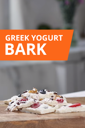 Greek yogurt bark