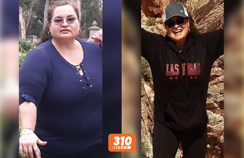 Carmela drops 130 pounds with the help of 310 Nutrition!