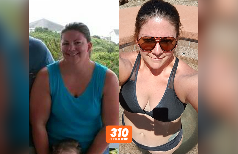Jacki's weight loss progress