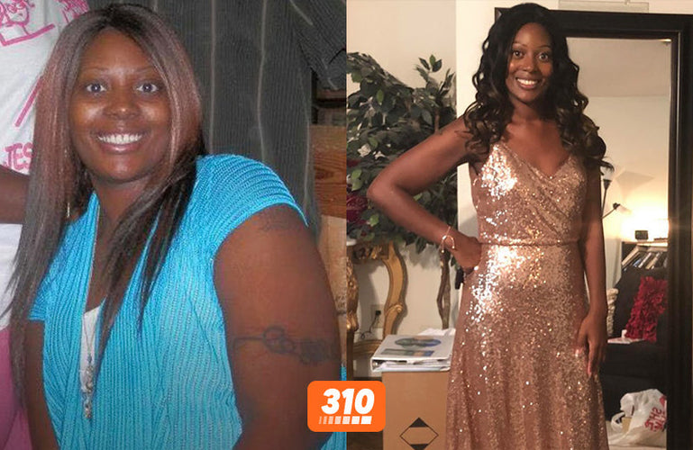 Patrice weight loss transformation with 310 nutrition 