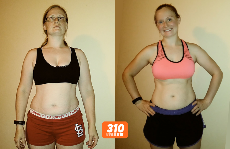 Tiffany Raeber Reached Pre-Pregnancy Weight with 310 & Healthy Habits!