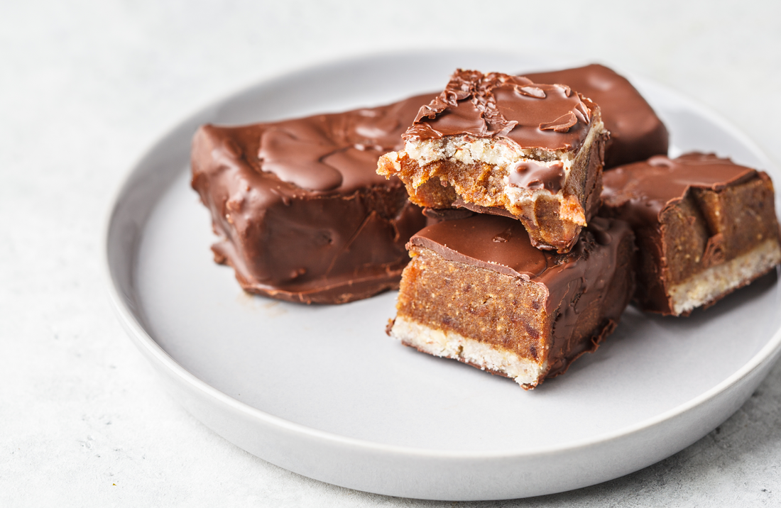 no bake chocolate almond bar