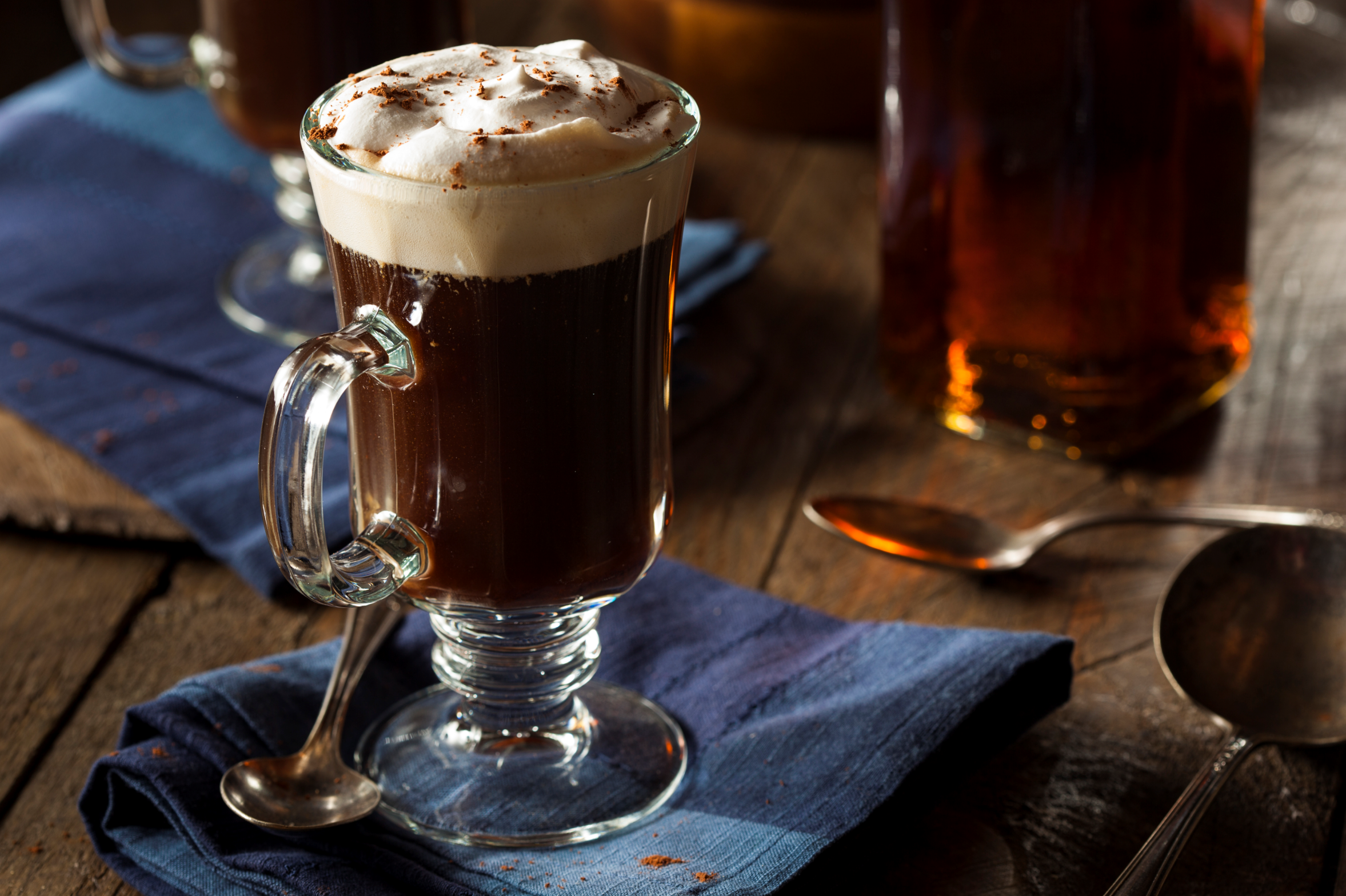 golden milk hot chocolate in glass