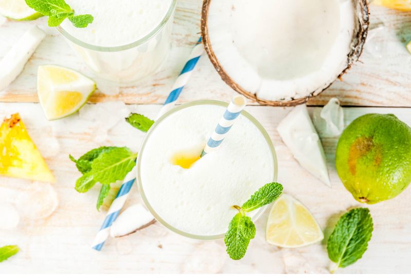 Keto-Friendly Coconut Lime Smoothie