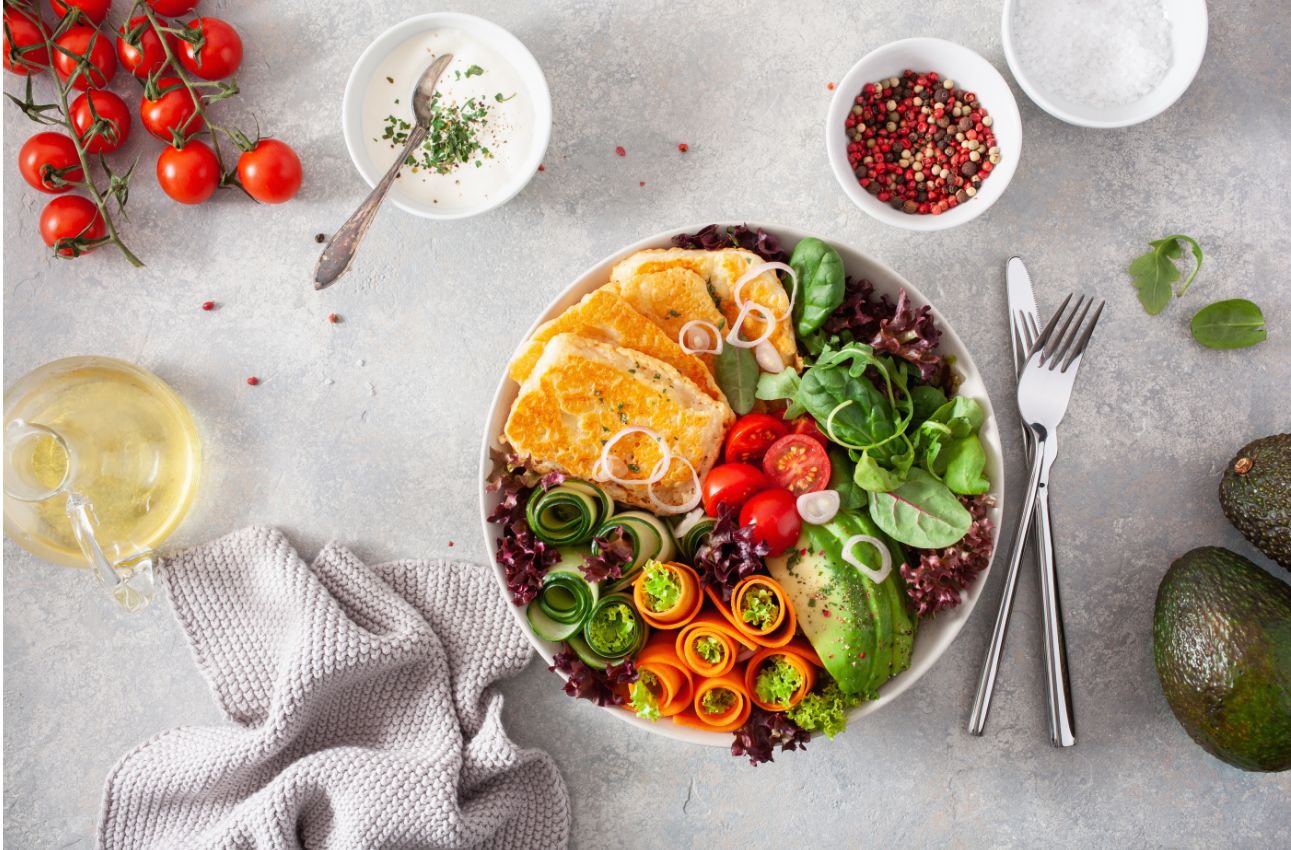 keto friendly lunch bowl