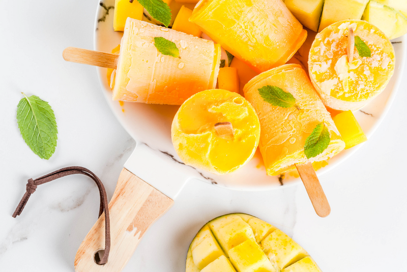 Peach Mango Hydrate Popsicles Recipe