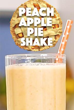 peach apple pie shake