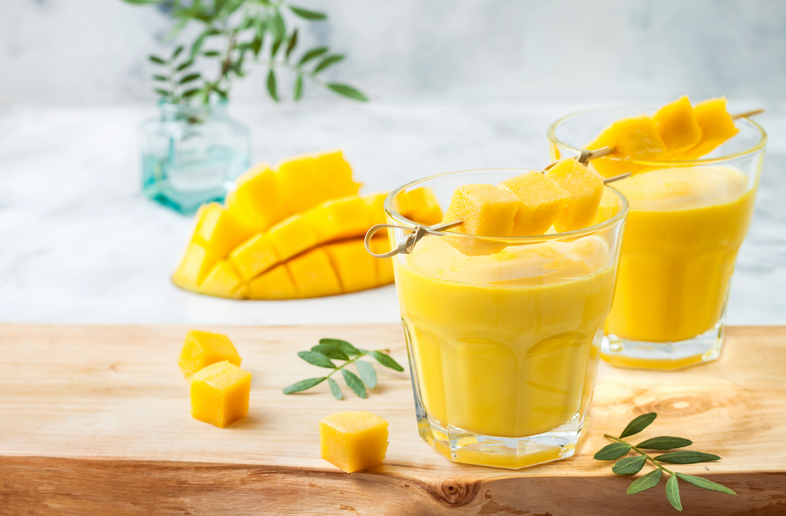 mango wellness shot inspired smoothie