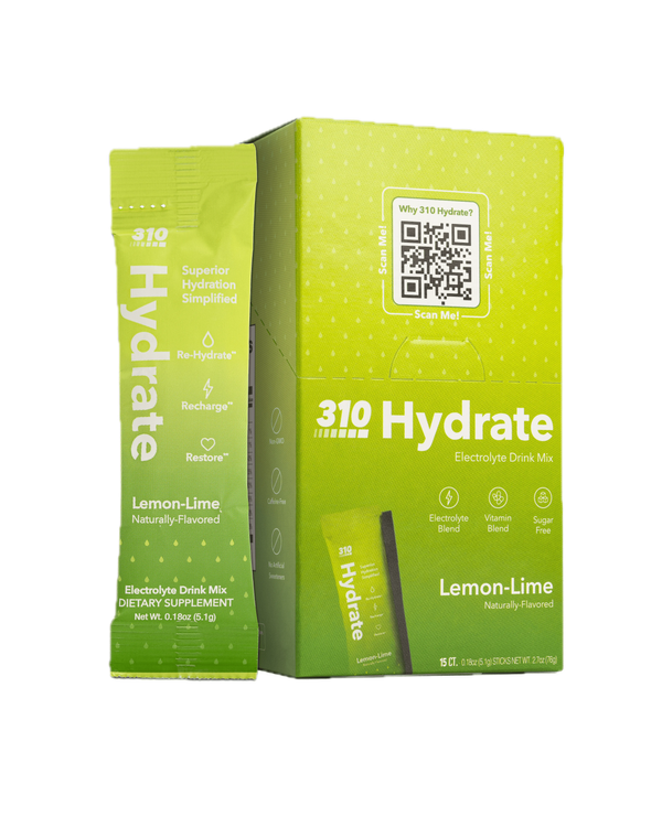 310 Hydrate Lemon Lime 15-count box with stick packet