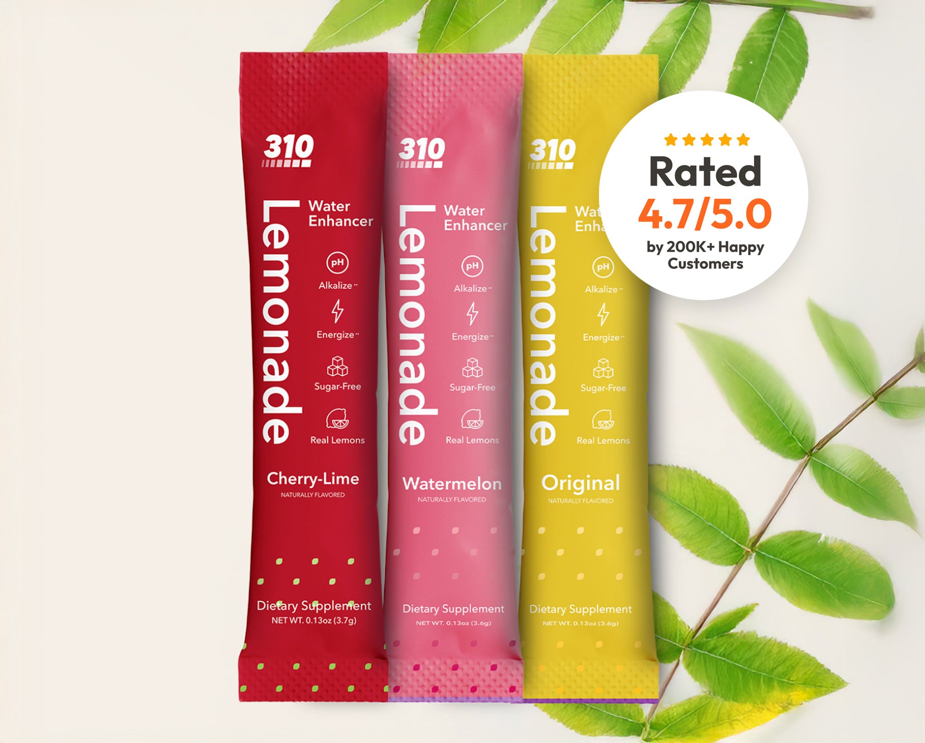 310 Healthy Lemonade Powder Drink Mixes | 310 Nutrition